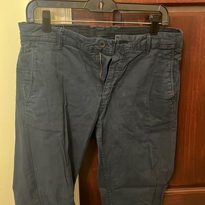ZARA dark blue khaki/jean pants size L (waist 31)